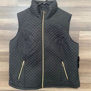 Black Rivet Chic Women's Vest Jacket